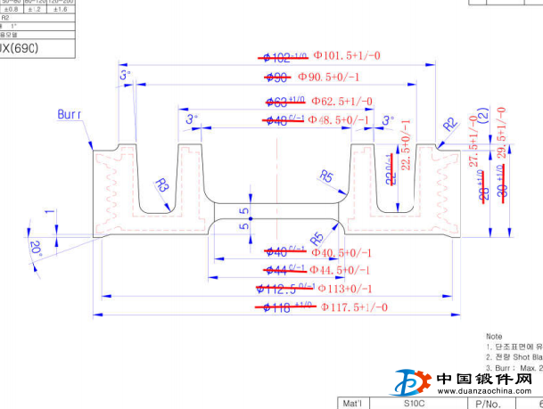 壓縮機皮帶輪熱鍛毛胚