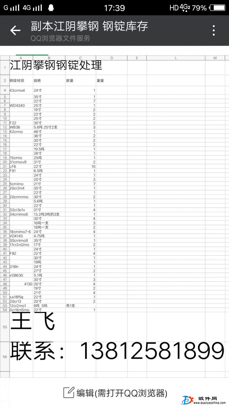 江陰攀鋼鋼錠處理