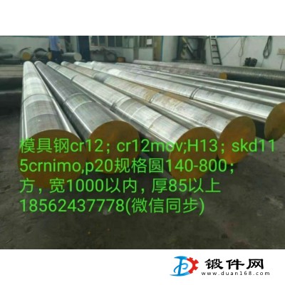 模具鋼鋼材，鋼錠，鍛材