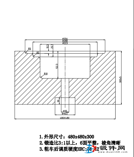 采購，工件一件，材質為5crnimo