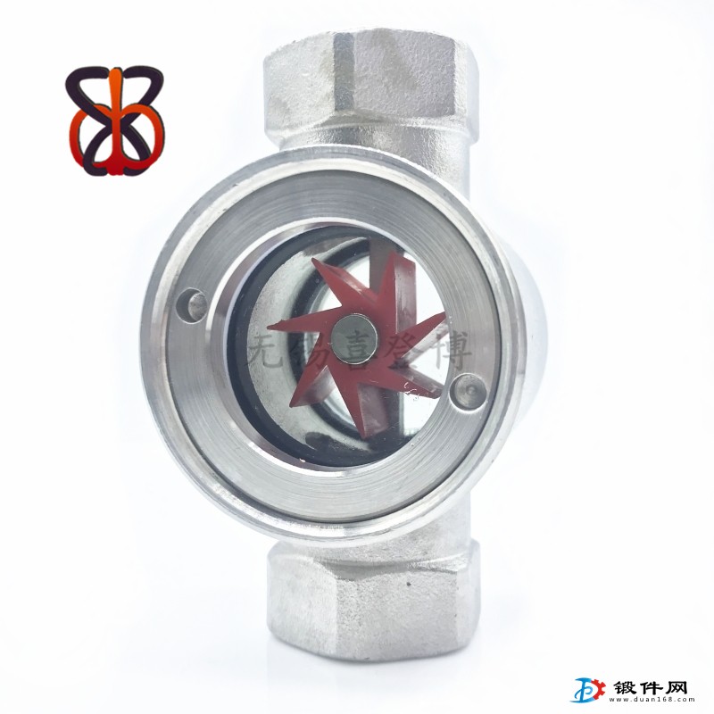【廠家直銷】304不銹鋼直通葉輪流量指示器，可視觀察鏡