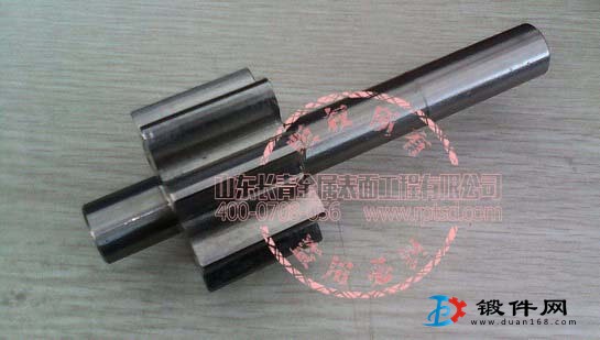 花鍵軸磨損熱噴涂修復