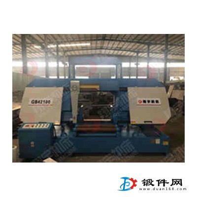 金屬帶鋸床GB42100大型龍門帶鋸切割機