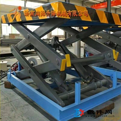 湖北固定剪叉式升降機固定小型液壓裝卸臺上車臺