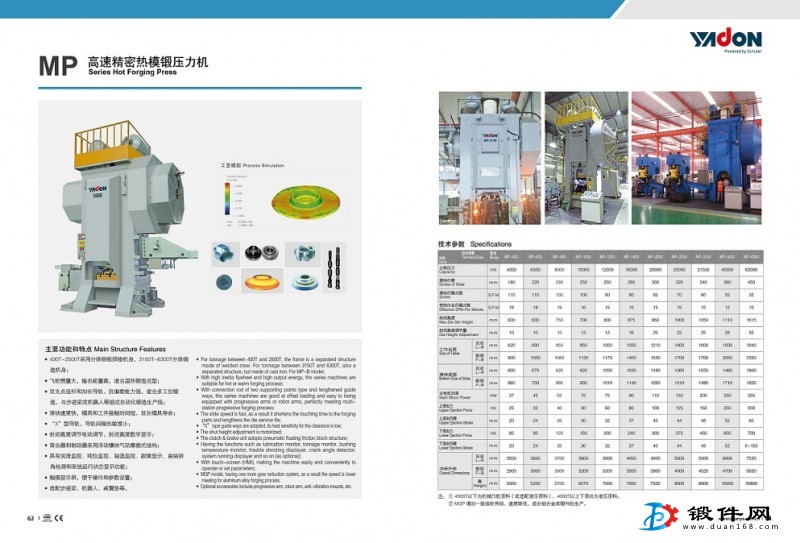 MP高速精密熱模鍛壓力機