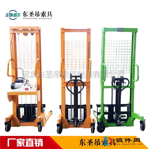 微型手動堆高叉車使用