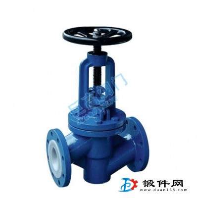 J45F46-16C  襯氟耐酸耐堿截止閥  直流閥