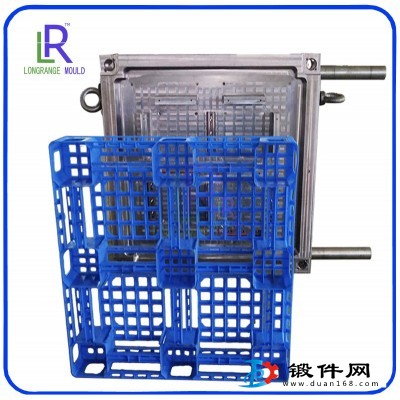 托盤模具-四面進叉塑膠卡板模具-網格川字型塑料托盤模具