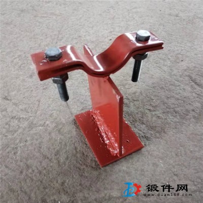 河北萬信長輸低能耗管托  單管夾蛭石隔熱管托 雙螺栓管夾