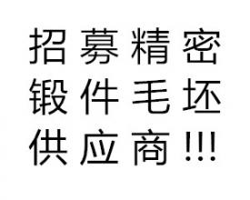 求合作精密鍛件毛坯供應商