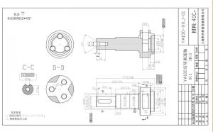 尋減速機輸出軸軸加工