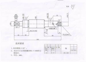 求購機加工軸