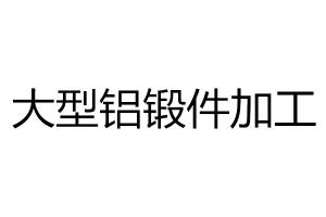 大型鋁鍛件加工