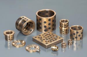 批量生產(chǎn) 自潤滑耐磨石墨銅套 沖床精密石墨銅套